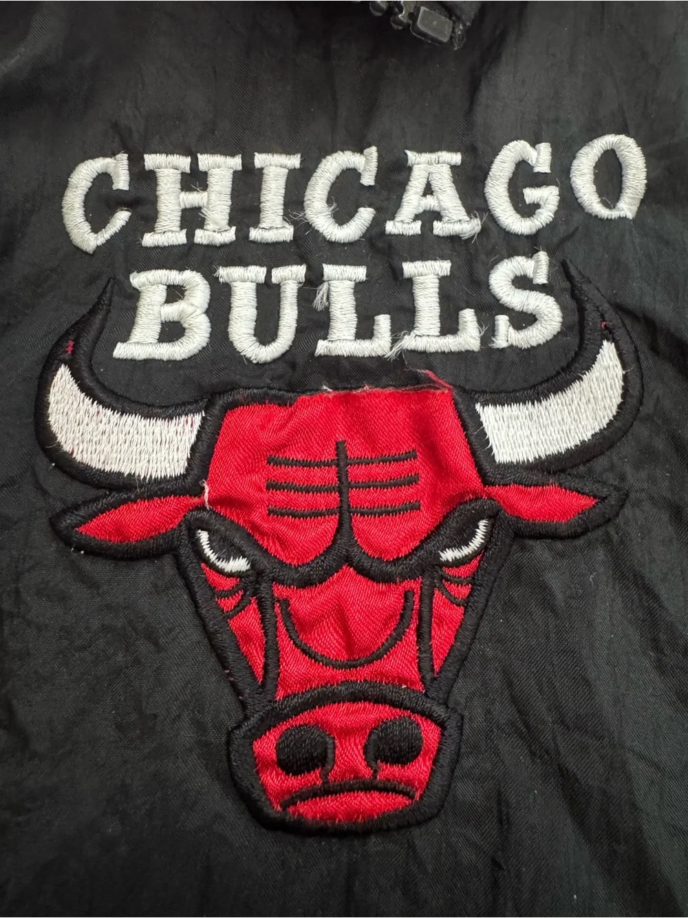 Vintage Chicago Bulls NBA Windbreaker Jacket Zip Youth L Jump Ball Club MJ 23